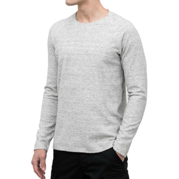 Wings + Horns Other - Wings + Horns Crewneck Long Sleeve Slub Tee Grey